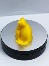 3D Anne ve Yavru Kedi Figürlü Biblo / Oyuncak - 6