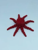 3 Boyutlu Hareketli Ahtapot Oyuncak & Masa Dekoru - Kırmızı thumbnail 4