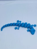 3D Hareketli Oyuncak Kertenkele - Mavi thumbnail 2