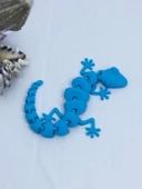 3D Hareketli Oyuncak Kertenkele - Mavi thumbnail 6