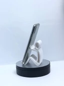 Stickman Telefon Standı, Telefon veya Tablet Tutucu - Beyaz - 2