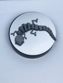 3D Hareketli Bukalemun Figürlü Oyuncak - Gri thumbnail 3