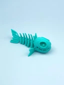 3D Hareketli Balık Figürlü Oyuncak - Turkuaz - 2