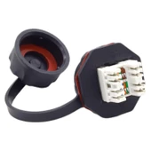 KEYSTONE JACK UTP CAT6 180 D IP67 VİDALI EDÜSTRİYEL - 1