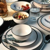 Keramika Keraart Çiçek Bahçesi Yemek Takımı 24 Parça 6 Kişilik 18938 -39-40-41-42-43-68 - 2