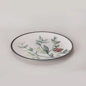 Keramika Keraart Çiçek Bahçesi Servis Tabağı 25 Cm 6 Adet - 18938-39-40-41-42-43 - 6