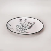 Keramika Keraart Çiçek Bahçesi Servis Tabağı 25 Cm 6 Adet - 18938-39-40-41-42-43 - 10