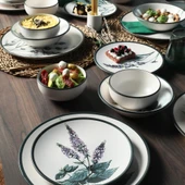 Keramika Keraart Çiçek Bahçesi Yemek Takımı 24 Parça 6 Kişilik 18938 -39-40-41-42-43-68 - 5