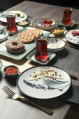 Keramika Keraart Çiçek Bahçesi Kahvaltı Takımı 21 Parça 4 Kişilik - 18939-40-42-43 - 2
