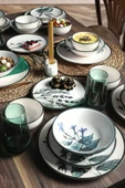 Keramika Keraart Çiçek Bahçesi Yemek Takımı 24 Parça 6 Kişilik 18938 -39-40-41-42-43-68 - 1