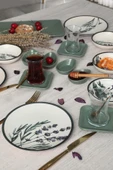 Keramika Keraart Çiçek Bahçesi Kahvaltı Takımı 21 Parça 4 Kişilik - 18939-40-42-43 - 6