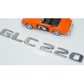 DK Tuning GLC 220 Bagaj Krom ABS Yazı Logo Benz İle Uyumlu - 3