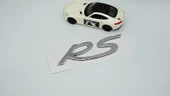 DK Tuning Porsche RS Bagaj Gümüş Krom ABS Yazı Logo Amblem - 3
