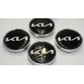 Kia Yeni Nesil Logo Jant Göbeği Kapak Seti 60mm - 3