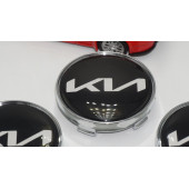 Kia Yeni Nesil Logo Jant Göbeği Kapak Seti 60mm - 4