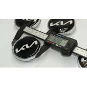 Kia Yeni Nesil Logo Jant Göbeği Kapak Seti 60mm - 6