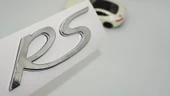 DK Tuning Porsche RS Bagaj Gümüş Krom ABS Yazı Logo Amblem - 1
