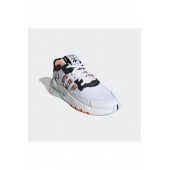 Adidas Nite Jogger Erkek Spor Ayakkabısı Beyaz Turuncu - 5