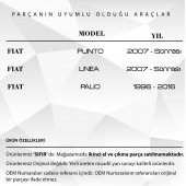 Fiat Palio,Linea, Punto için Kapı Kilit Tamir Dişlisi (Sağ ve Sol Kapı Set) - 2