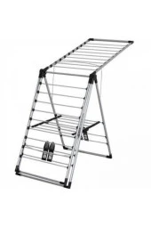 EKTFASHİON Tek Katlı Kalın Borulu Çamaşır Kurutmalık Askısı - 3