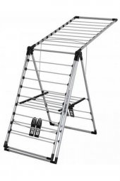 Kurutmalık Kalın Borulu Çamaşır Elbise Askısı Banyo Askısı - 3