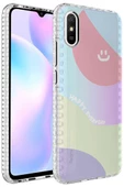 Xiaomi Redmi 9A Kılıf Airbag Kenarlı Renkli Desenli Elegans - 6