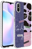 Xiaomi Redmi 9A Kılıf Airbag Kenarlı Renkli Desenli Elegans - 3
