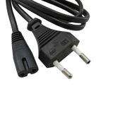 AC Power güç kablosu tv-radyo teyip fişi 2 pin girişli 3m - 2