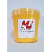 M1 ART Su Bazlı Vernikli İpek Soft Yenileme Boyası AÇIK TURUNCU 1000.ml-Mobilya,cam,mermer,beyaz eşya,fayans,seramik,parke - 1