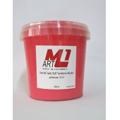 M1 ART Su Bazlı Vernikli İpek Soft Yenileme Boyası NAR ÇİÇEĞİ 1000.ml-Mobilya,cam,mermer,beyaz eşya,fayans,seramik,parke - 1