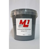 M1 ART Su Bazlı Vernikli İpek Soft Yenileme Boyası ANDEZİT KOYU GRİ 1000.ml-Mobilya,cam,mermer,beyaz eşya,fayans,seramik,parke - 1