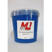 M1 ART Su Bazlı Vernikli İpek Soft Yenileme Boyası KOZMİK MAVİ 1000.ml-Mobilya,cam,mermer,beyaz eşya,fayans,seramik,parke - 1