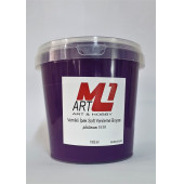 M1 ART Su Bazlı Vernikli İpek Soft Yenileme Boyası MÜRDÜM 1000.ml-Mobilya,cam,mermer,beyaz eşya,fayans,seramik,parke - 1