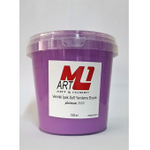 M1 ART Su Bazlı Vernikli İpek Soft Yenileme Boyası KOYU LİLA 1000.ml-Mobilya,cam,mermer,beyaz eşya,fayans, - 1
