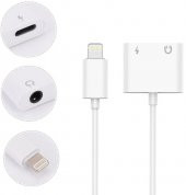 Lightning Kulaklık Şarj Çevirici Dönüştürücü Adaptör Aux Kablosu (iphone 7 8 X XR 11 Plu - 2
