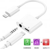 Lightning Kulaklık Şarj Çevirici Dönüştürücü Adaptör Aux Kablosu (iphone 7 8 X XR 11 Plu - 3