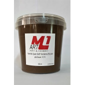 M1 ART Su Bazlı Vernikli İpek Soft Yenileme Boyası KAHVE 1000.ml-Mobilya,cam,mermer,beyaz eşya,fayans,seramik,parke - 1