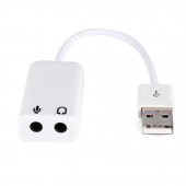 Harici Kablolu 7.1 Usb Ses Kartı 3.5mm Mikrofon Çevirici Dönüştürücü Adaptör - 1