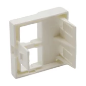 FACE PLATE 45 X 45 2 PORT MOSAIC - 3