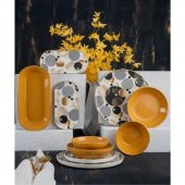 Acar Gölge 27 Parça Seramik Yemek Takımı SR-22-0254 - 1