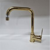 Venita Gold Lüks Gövdeli 360° Oynar Başlıklı Mutfak Evye Bataryası - 2