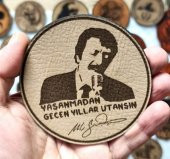 Müslüm Baba Yaşanmadan Geçen Yıllar Utansın - Deri PEÇ - Arma - Askeri Patch - 2