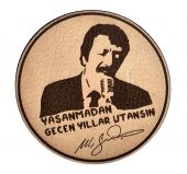 Müslüm Baba Yaşanmadan Geçen Yıllar Utansın - Deri PEÇ - Arma - Askeri Patch - 1