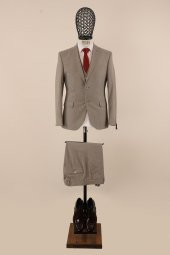 Yelekli Takım Elbise Slim Fit - 2