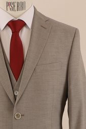 Yelekli Takım Elbise Slim Fit - 6