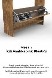 Mesan Yeni Nesil Ayakkabılık 2Li Beyaz (008302) - 5