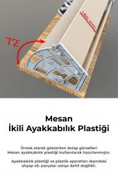 Mesan Yeni Nesil Ayakkabılık 2Li Beyaz (008302) - 8