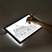 Valkyrie Led Işıklı A4 Boy Çizim Kopyalama Eskiz Çizim Ultra İnce Animasyon Portre Çizim Tableti - 3
