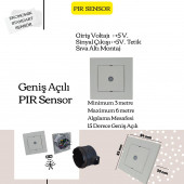 AT-SMART Serisi ULTRA AKILLI MERDİVEN AYDINLATMA SİSTEMİ+3 AD. PIR SENSÖR - 5