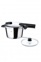 Fissler Vitaquick Bluepoint 6 Litre Düdüklü Tencere + Cam Kapak - 1